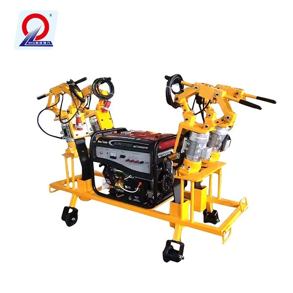 Motorized ballast tamper machine